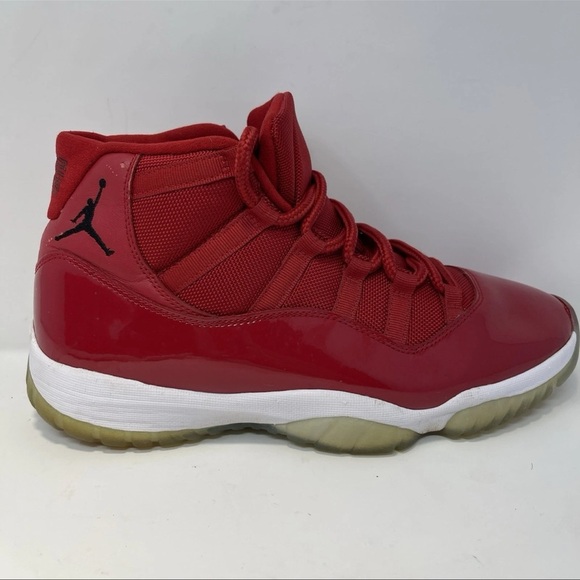 Nike Air Jordan 11 Retro High Win Like '96 Red White Sz 10.5 OG 378037-623 - Picture 10 of 14